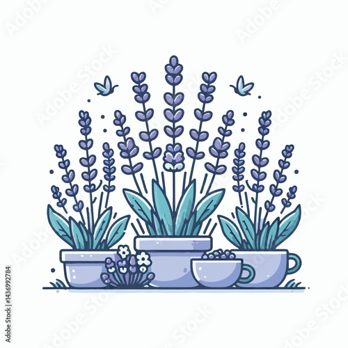 floral, nature, lavender, plant, design, flower, purple, background, blossom, isolated, bouquet, botanical, herbal, natural, herb, bloom, beauty, flora, art, vintage, violet, aroma, illustration, gard