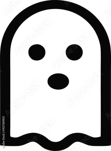 Eerie apparition A spooky spectral visage floats