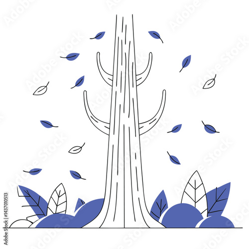 Majestic Trees and Forest Icons  sitka-spruce, ironwood, mesquite, sequoia, giant redwood, monkey puzzle, black walnut, kapok, coast redwood, douglas fir