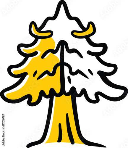 Majestic Trees and Forest Icons  sitka-spruce, ironwood, mesquite, sequoia, giant redwood, monkey puzzle, black walnut, kapok, coast redwood, douglas fir