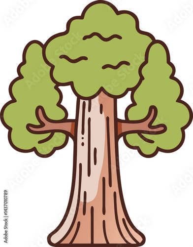 Majestic Trees and Forest Icons  sitka-spruce, ironwood, mesquite, sequoia, giant redwood, monkey puzzle, black walnut, kapok, coast redwood, douglas fir