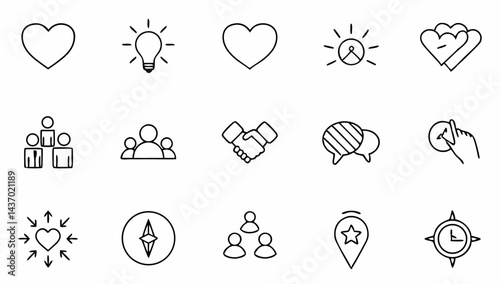 set of personal values related line icons  editabl (2).eps