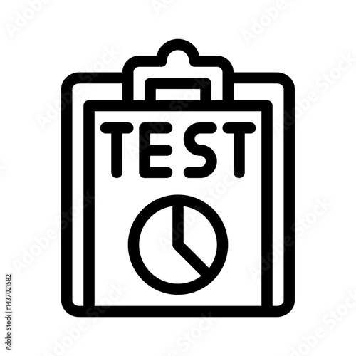 test report line icon