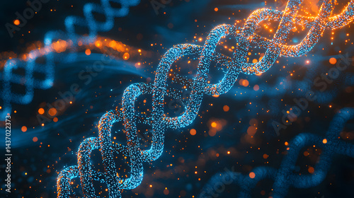 Visualizing biometric data flows digital realm animation tech environment abstract concept