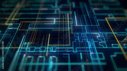 systems abstract technology background
