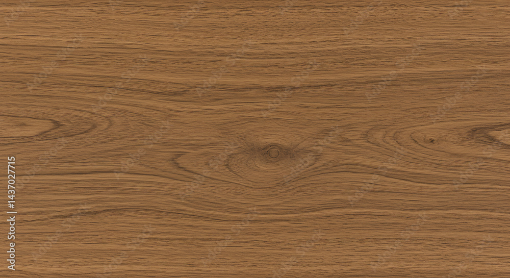 Naklejka premium Wood Grain Texture Close-up of Warm Tone Solid Wood Surface