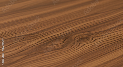 Wooden Table Surface Showing Detail of Wood Grain Texture