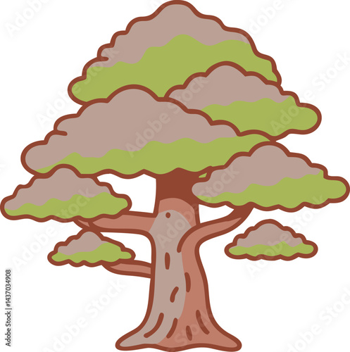 World Heritage Trees and Mythical Tree Icons breadfruit, african mahogany, acacia, kapok, ash tree norse mythology, cedar of lebanon, oak of dodona greek, tulip, crape myrtle, japanese maple