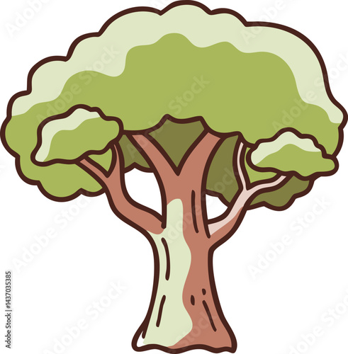 World Heritage Trees and Mythical Tree Icons breadfruit, african mahogany, acacia, kapok, ash tree norse mythology, cedar of lebanon, oak of dodona greek, tulip, crape myrtle, japanese maple