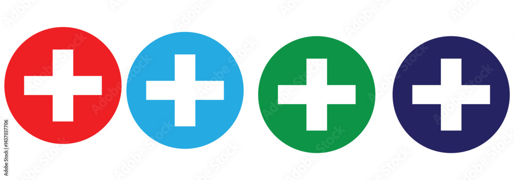 Obraz premium plus gradient icon graphic design