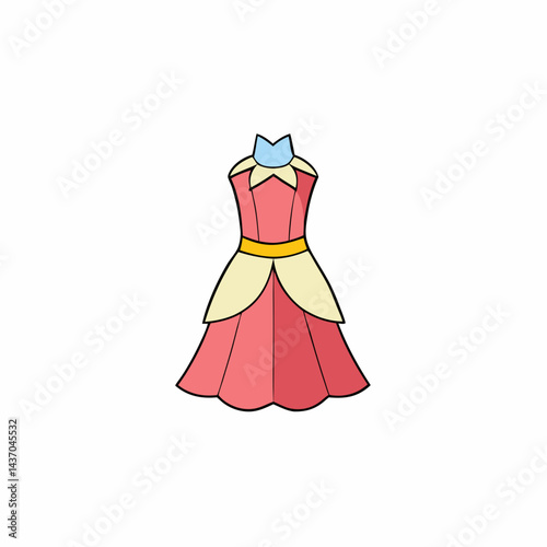 red and green dress