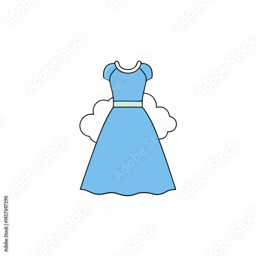 wedding dress vector