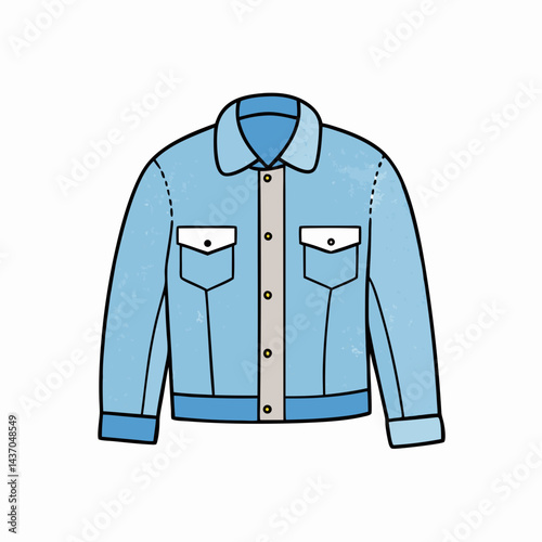 vector illustration of a white shirt