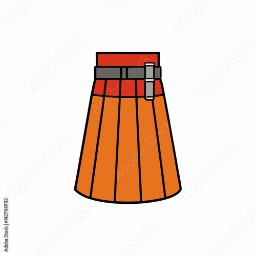 orange table lamp