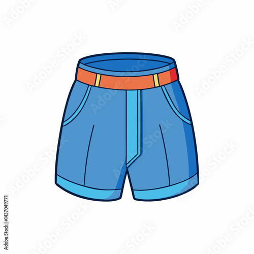 blue jeans isolated on white