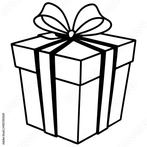 Gift box isolated on white background

