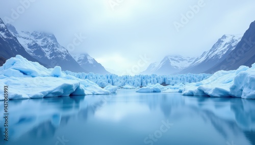 Wallpaper Mural Glacier protection strategies, climate change mitigation Torontodigital.ca