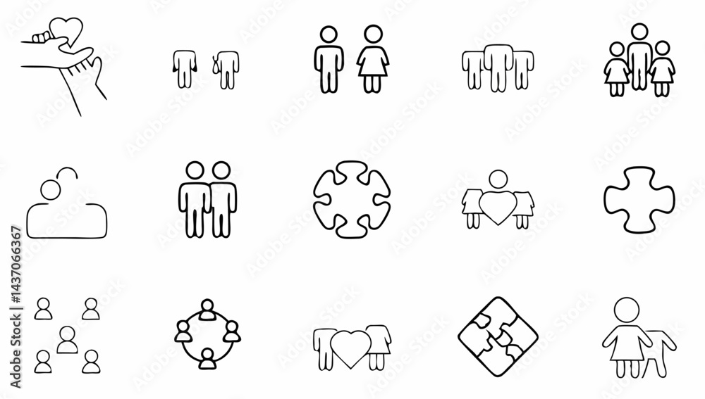 diversity line icon pictogram set 3 variety equa.eps diversity line icon pictogram set 3 variety equa.eps