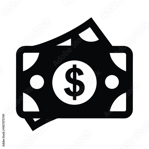 Casino Cash Icon Vector Illustration