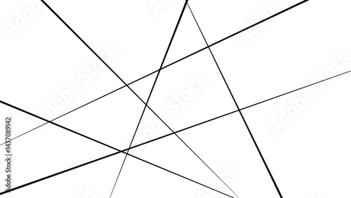 Random diagonal line on white background Chaotic abstract line seamless pattern.
