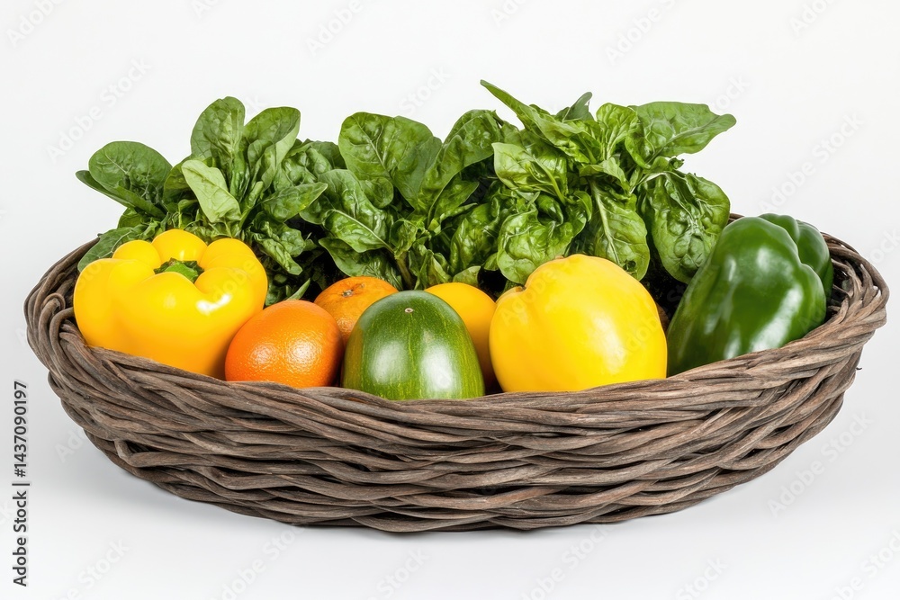 Colorful basket of fresh produce (5) Colorful basket of fresh produce (5)