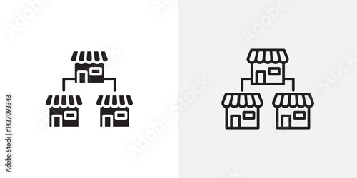 Franchise vectors icons pack for apps and Ui Ux desigs