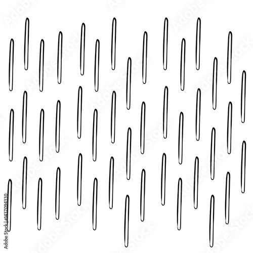vertical rain lines doodle illustration