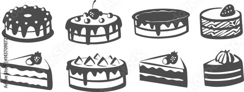 Cakes and Cupcakes Sketches