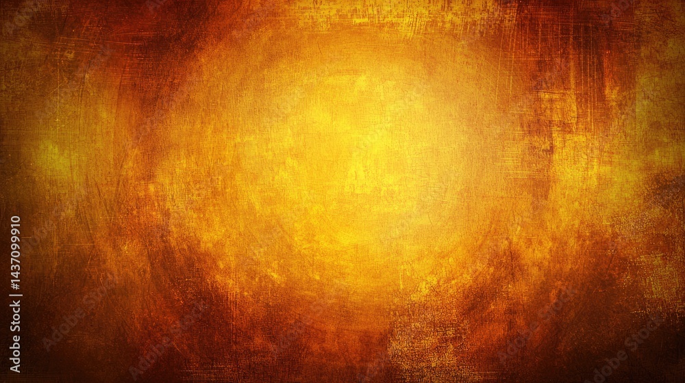 Obraz premium Abstract Vibrant Yellow and Orange Background with Subtle Textures for Creative Designs and Visuals