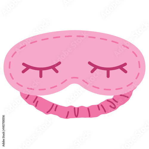 eye mask illustration