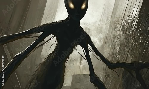 Monster come from the dark