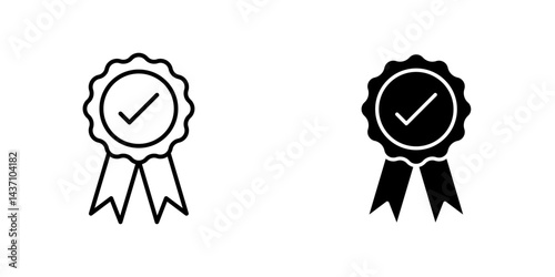 Warranty flat simple vector icons illustration set.