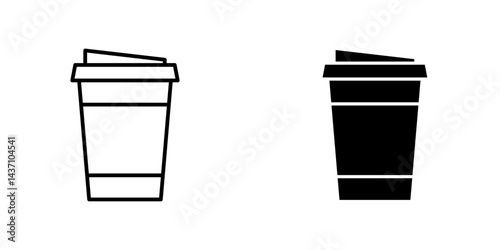 Togo Cup flat simple vector icons illustration set.
