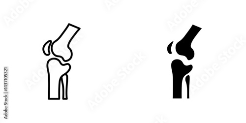 Joint flat simple vector icons illustration set.