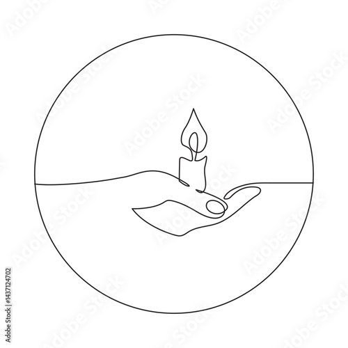 Continuous  memories single line sketch drawing of spooky horror scary gravestone grave cemetery .