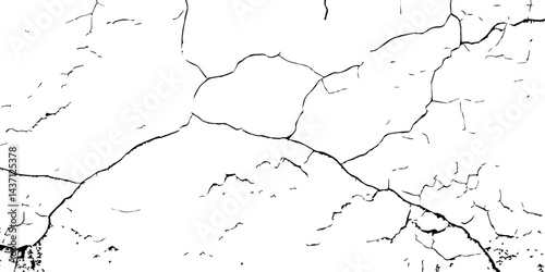 Closeup of dry fissure ground. White dried and cracked ground earth background.Gray crack on earth texture. erosion.	