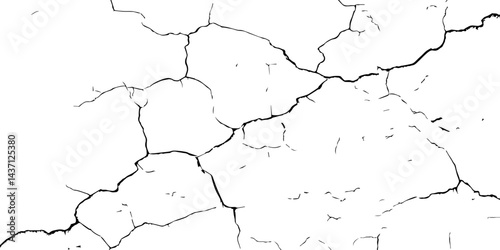 Closeup of dry fissure ground. White dried and cracked ground earth background.Gray crack on earth texture. erosion.	