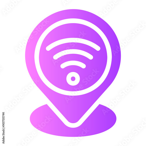 wifi gradient icon