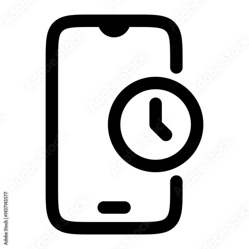 mobile clock settings