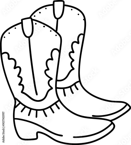 Stylish cowboy boots designed for comfort and durability, perfect for any western themed occasion