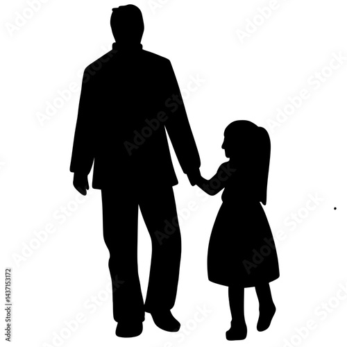 Father day shadow outline 