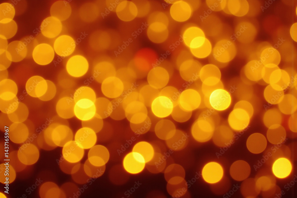 Obraz premium gold glittery background with bokeh lights