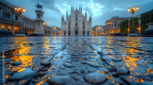 venice at sunset HD 8K wallpaper Photographic Image