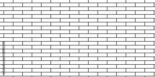 Abstract vector empty stucco masonry pavement floor and wall limestone brickwork concrete texture. Urban white, black line cement rough row wallpaper abstract background.