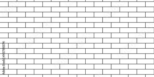 Abstract vector empty stucco masonry pavement floor and wall limestone brickwork concrete texture. Urban white, black line cement rough row wallpaper abstract background.