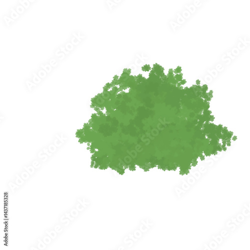 map of austria in a mosaic of green squares