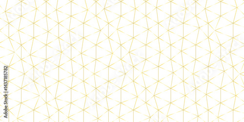 Abstract gradient grid square line hexagons seamless hexagon polygonal pattern wallpaper background vector. seamless bright white abstract honeycomb background.	
