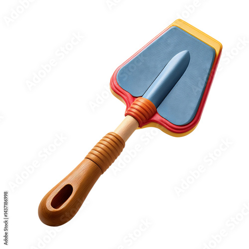 Colorful Garden Trowel Tool for Planting and Gardening Tasks, isolated on transparent background