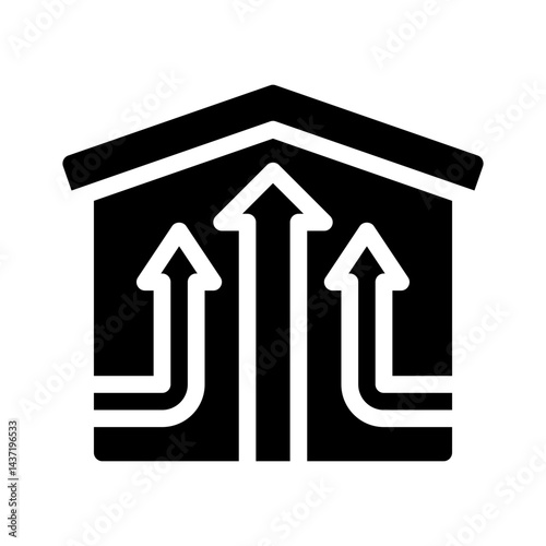 building glyph icon