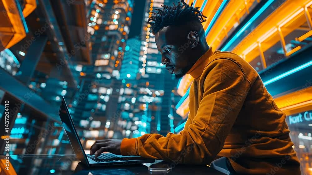 Night City Coder: Urban Tech and Modern Lifestyle